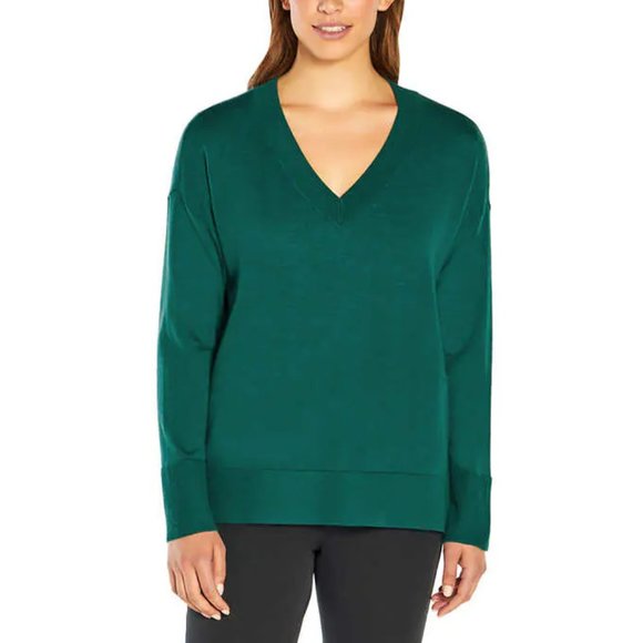 NWoT Banana Republic Women's Long Sleeve V-Neck Sweater Green Size S $65 EE008 - Picture 1 of 5